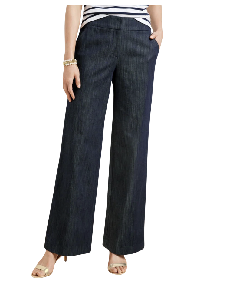 Refined Denim Wide Leg Pants